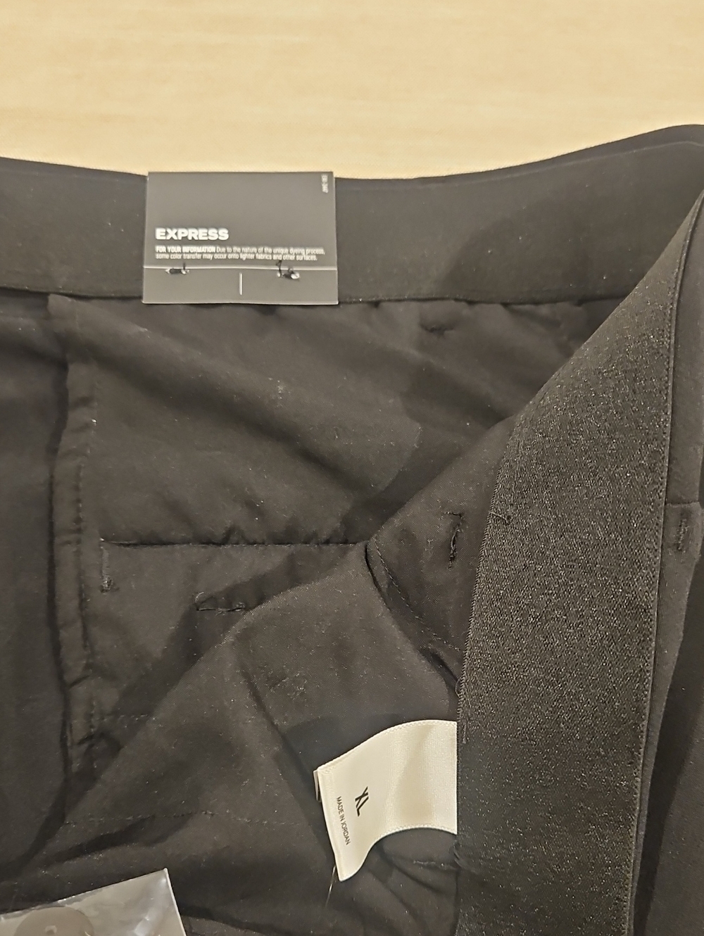 NWT Express High Waisted Supersoft Twill Bootcut Pant Black Size XL - Picture 8 of 12